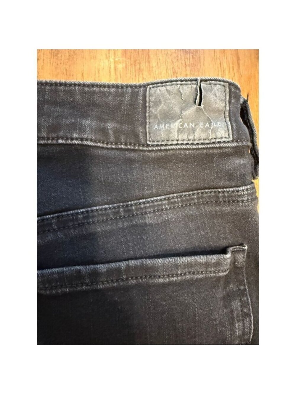 Mid Rise Jegging Dream Stretch Jeans Black Denim Size 6 - Picture 8 of 8